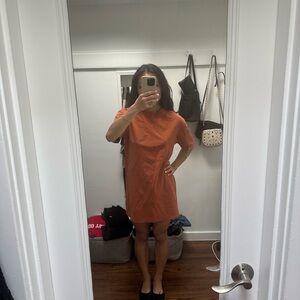 Zara Vibrant Orange Mini Dress